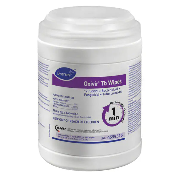 Diversey Oxivir Tb Wipes, White, each