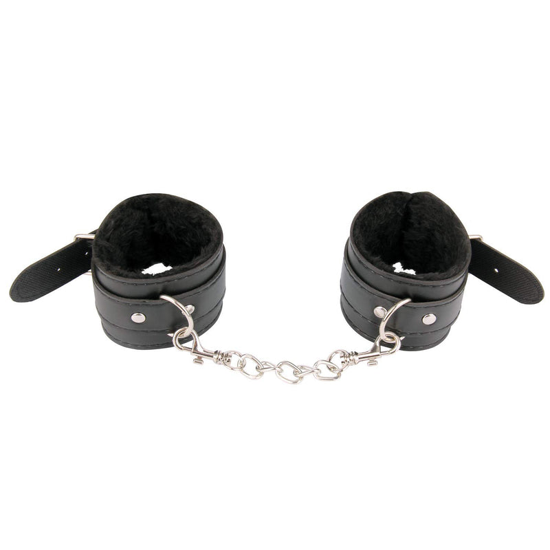 Adjustable Fur Leather Handcuff
