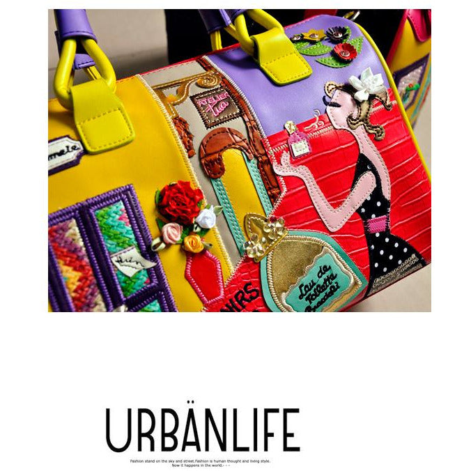 Colorful Tote Handbag