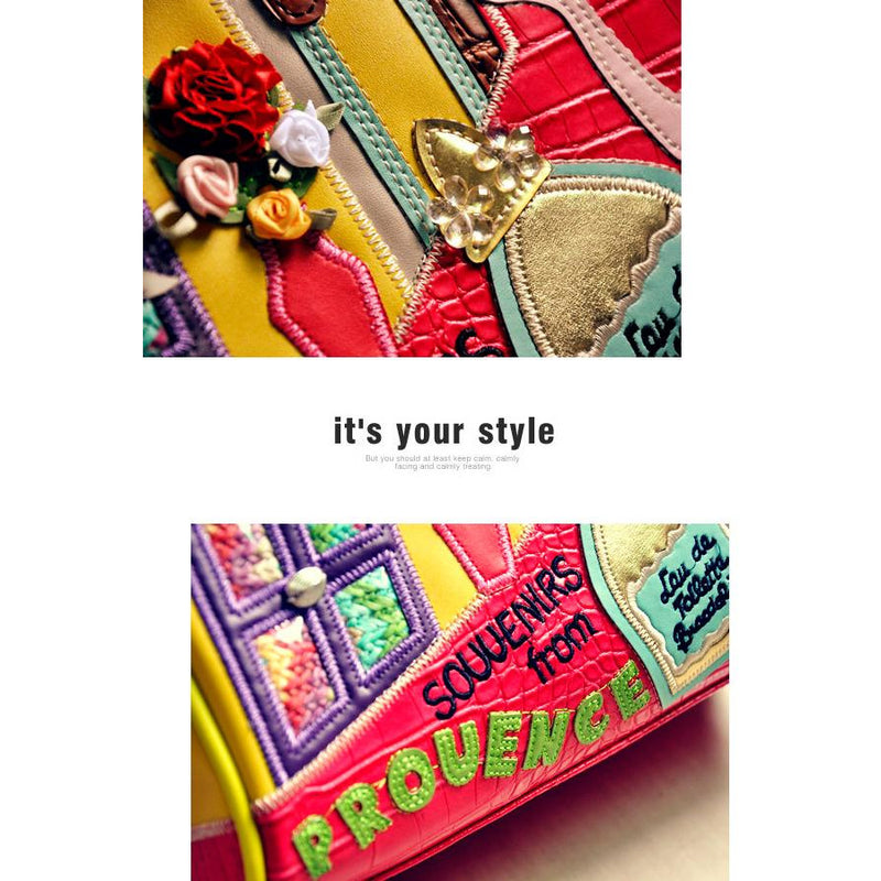 Colorful Tote Handbag