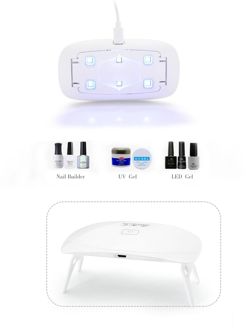 LKE 12W LED UV Nail Curing Lamp