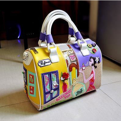 Colorful Tote Handbag
