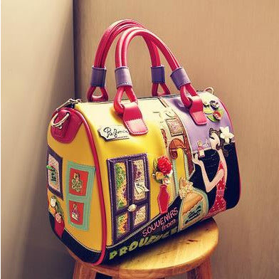 Colorful Tote Handbag