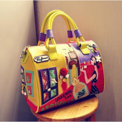 Colorful Tote Handbag
